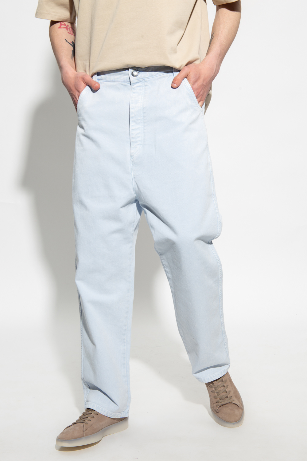 Light blue Jeans with logo Ami Alexandre Mattiussi - Puma Summer